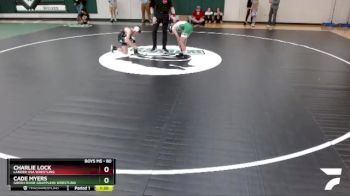 80 lbs Quarterfinal - Charlie Lock, Lander USA Wrestling vs Cade Myers, Green River Grapplers Wrestling