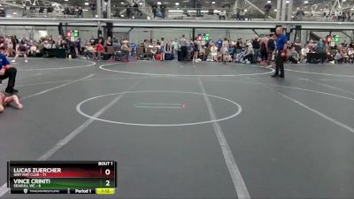 110 lbs Round 1 (4 Team) - Lucas Zuercher, Grit Mat Club vs Vince Criniti, Seagull WC