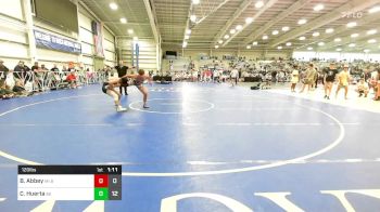 120 lbs Rr Rnd 3 - Bodie Abbey, MI Bad Boys Gold vs Chris Huerta, Beast Of The East