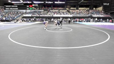 126 lbs Champ. Round 1 - Eric Vielhauer, Basehor-Linwood HS vs Brody Hunter, Valley Center HS