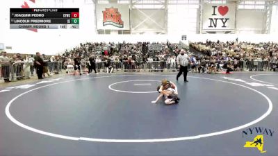 70 lbs Champ. Round 1 - Joaquim Pedro, Carmel Youth Wrestling Club vs Lincoln Predmore, SVEC Eagles