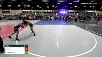 190 lbs Consi Of 32 #2 - Davin Ito, Eleanor Roosevelt HS vs Kenny Sanchez, Southern Idaho WC