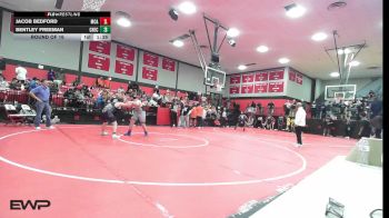 195 lbs Round Of 16 - Jacob Bedford, McAlester vs Bentley Freeman, Checotah