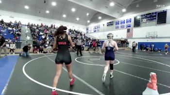 115 lbs Cons. Round 4 - Makayla Martin, Lawndale vs Megan Anderson, Newport Harbor