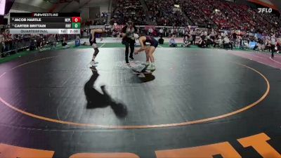 3A 132 lbs Quarterfinal - Carter Brittain, Firth vs Jacob Hartle, New Plymouth