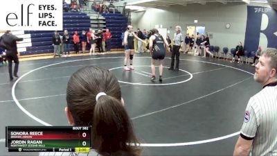 170 lbs. Champ. Round 2 - Jordin Ragan, Northwest (Cedar Hill) vs Sonora Reece, Broken Arrow