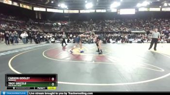 5A 195 lbs Semifinal - Carson Gooley, Meridian vs Troy Grizzle, Mountain View