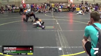 46 lbs Round 1 (6 Team) - Kemp Enriquez, The Funky Singlets vs Carson Gallo, Team Gotcha
