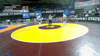 Boys 3A 150 lbs Cons. Round 5 - Kaedyn Aurand, Ridgeline vs Dylan Rice, Edmonds-Woodway