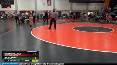 PW-2 lbs Quarterfinal - Kaden Osullivan, Solon Wrestling Club vs Brody Frost, Team Bosco