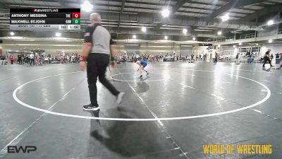 77 lbs Quarterfinal - Anthony Messina, The Outsiders Wrestling Club vs Maxwell St.John, Greater Heights Wrestling