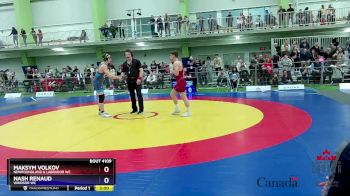 71kg Champ. Round 2 - Maksym Volkov, Newfoundland & Labrador WC vs Nash Renaud, Windsor WC