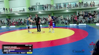 71kg Champ. Round 2 - Maksym Volkov, Newfoundland & Labrador WC vs Nash Renaud, Windsor WC