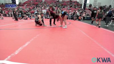 130 lbs Rr Rnd 2 - Gabby Bevenue, Sisters On The Mat Purple vs Sage Mosier, Sisters On The Mat TX