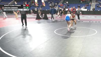 126 lbs 3rd Place - Monica Flores Romero, Fairfield Warde vs Ashlynn Cummings, Fairfield Ludlowe