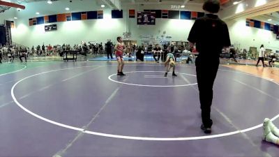 70 lbs Cons. Semi - Ahmad Quyami, Enlisted Nine Fight Company VA vs Vaiden Driscoll, South Augusta Wrestling