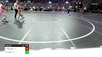 102.5-110.4 lbs Quarterfinal - Reanna Spangler, Maize vs Addison Foster, Capital Punishment