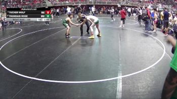 130 lbs Champ. Round 1 - Thundais Rose, Westside Wrestling Club vs Tucker Wulf, Rocks Wrestling Club