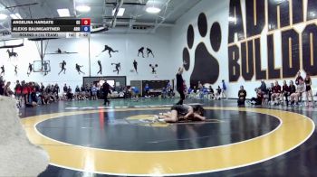 110 lbs Round 4 (16 Team) - Alexis Baumgartner, Adrian vs Angelina Hargate, Gannon University