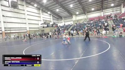 62 lbs Cons. Semi - Noah Hollamon, Montana vs Wynn Watson, Idaho