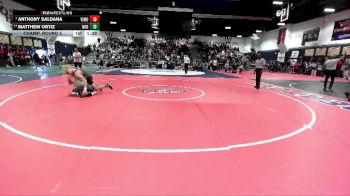 138 lbs Champ. Round 2 - Anthony Saldana, Vista Murrieta vs Matthew Ortiz, Northview