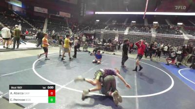 57 lbs Quarterfinal - Austin Abarca, Casper WC vs Cameron Penrose, Bozeman WC