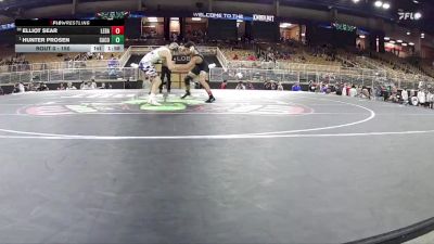 150 lbs Champ. Round 2 - Hunter Prosen, Camden County vs Elliot Sear, Lemon Bay