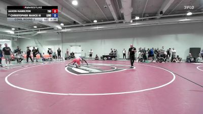 86 lbs Cons. Round 3 - Jaxon Hamilton, Thorobred Wrestling Club vs Christopher Mance III, Level Up Wrestling Center