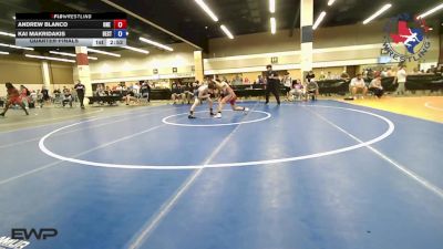 113 lbs Quarterfinal - Andrew Blanco, ONE Wrestling Academy vs Kai Makridakis, Best Trained Wrestling
