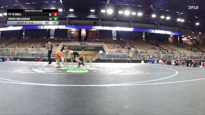 114 lbs Cons. Semi - Huck McLaulin, Social Circle vs Ty O`Dell, Mater Lakes