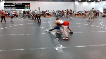 108 lbs Round 5 - Matthew Ramos, Woodland Youth Wrestling vs Ramsey Crow, Refinery