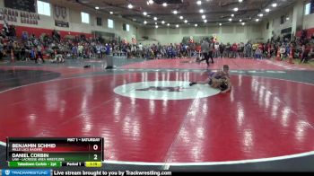 85 lbs Cons. Round 5 - Daniel Corbin, LAW - Lacrosse Area Wrestlers vs Benjamin Schmid, Mille Lacs Raiders
