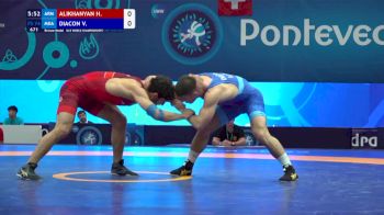 74 kg Final 3-5 - Hrayr Alikhanyan, Armenia vs Vasile Diacon, Moldova