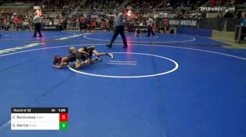 67 lbs Prelims - Christian Benhumea, Mcdonald County WC vs Davin Renick, Honey Badger WC