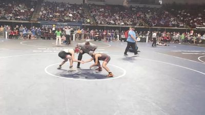 D 1 113 lbs Cons. Round 2 - Caden Avocato, Destrehan vs Kaden Lynch, Zachary
