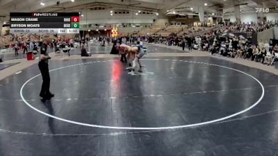 120 lbs Quarterfinals (8 Team) - Bryson Moats, Bradley Central High School vs Mason Crane, Knoxville Halls High School