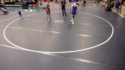 14U - 140 lbs Cons. Round 2 - Quinn Gilbertson, Orono vs Drezden Short, Simley Wrestling Club