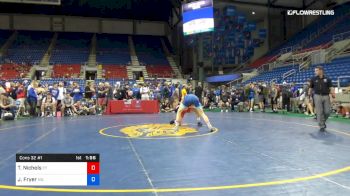132 lbs Cons 32 #1 - Thomas Nichols, Connecticut vs Jacob Fryer, Missouri