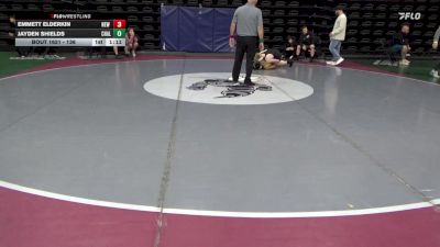 136 lbs Consolation - Emmett Elderkin, New Freedom vs Jayden Shields, Chalfont