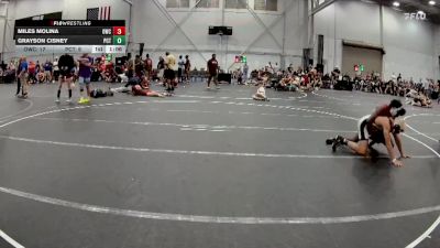 113 lbs Round 4 (6 Team) - Grayson Cisney, Palm City Thundercats vs Miles Molina, Outsiders WC