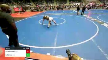 90 lbs Rr Rnd 1 - Athea Valenzuela, Valiant Prep vs Kennedy Farrar, Arizona Girls Wrestling