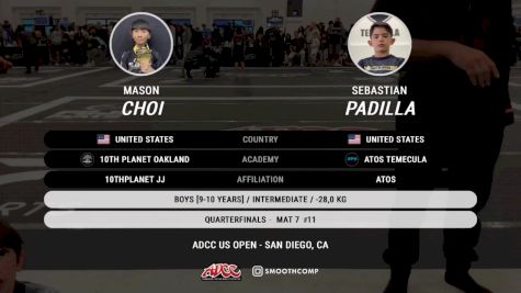 Mason Choi 1 vs Sebastian Padilla 2025 ADCC San Diego Open