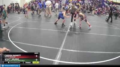 105 lbs Round 2 - Carson Padgett, Gaston Grizzlies vs Wyatt Wilkins, James Island Youth Wrestling C