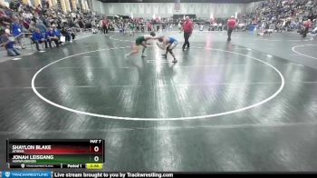 150 lbs Cons. Round 4 - Jonah Leisgang, Ashwaubenon vs Shaylon Blake, Athens