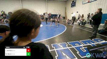 86 lbs Semifinal - Lane Walters, Salina Wrestling Club vs Noah Back, R.A.W.