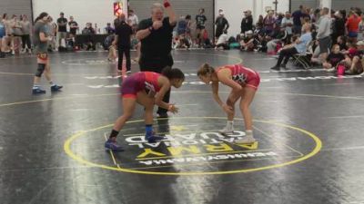 110 lbs Rr Rnd 1 - Presley Eidens, Razor PinkWave - GK12E vs Danielis Casanova, MGW Lady Knockouts - GK12E