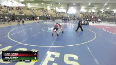 85 lbs Semifinal - John Weinlein, Wave Wrestling Club vs Jaxon Hughes, Backyard Brawlers