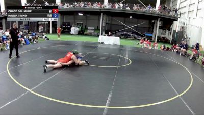 140 lbs Chloe Gallahue, Kentucky vs Kaleia Timko, Pennsylvania Red