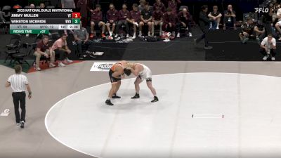 285 lbs Quarters & 1st Wb (16 Team) - Christian Carroll, Wyoming vs Jimmy Mullen, Virginia Tech