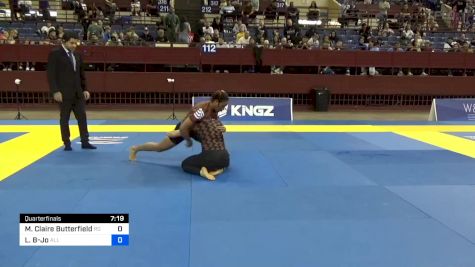 Mary Claire Butterfield vs Lauren Valentina Buther-Jo 2024 Pan IBJJF Jiu-Jitsu No-Gi Championship